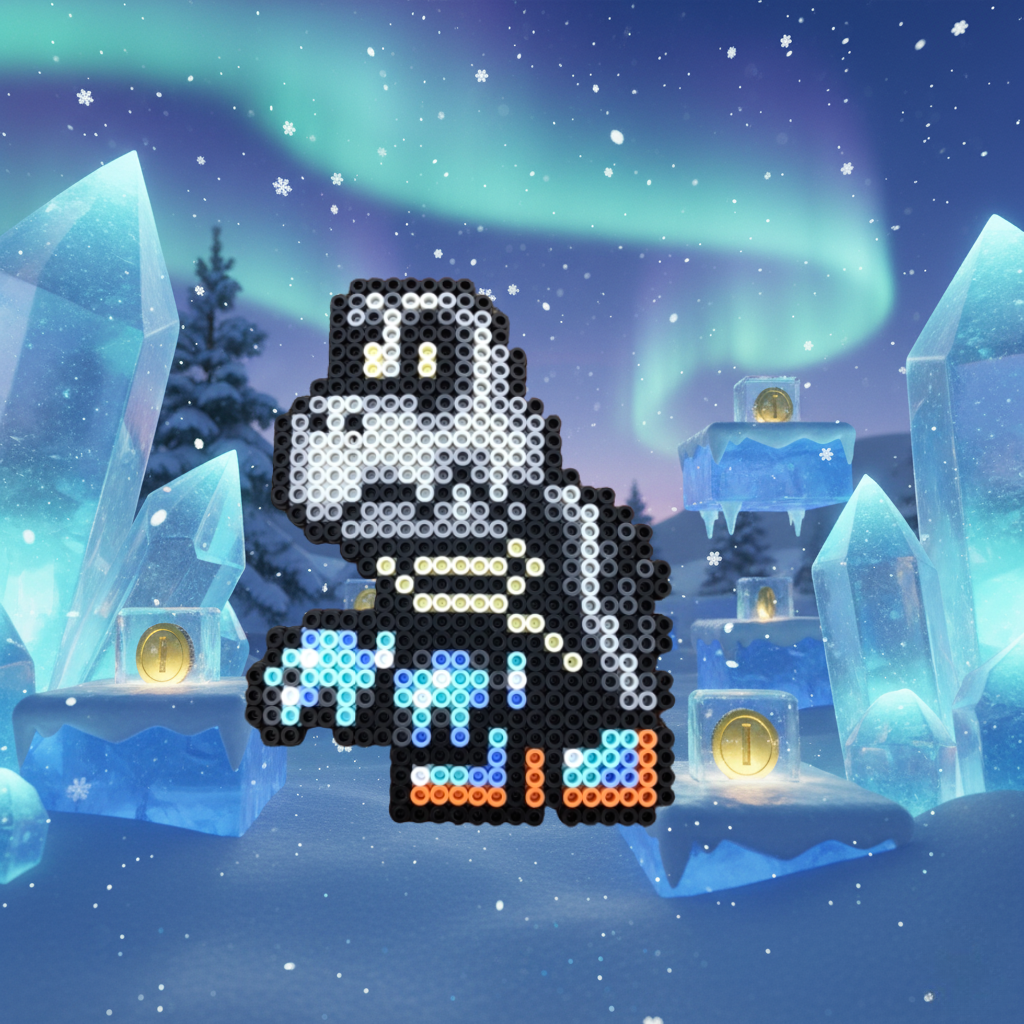 Dry Bones pärlplatta skelett Koopa