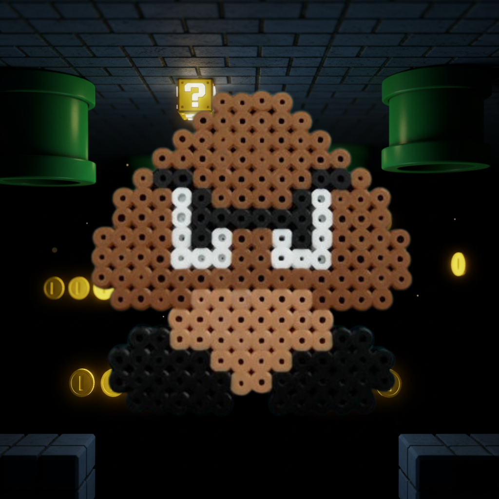 Goomba pärlplatta mönster