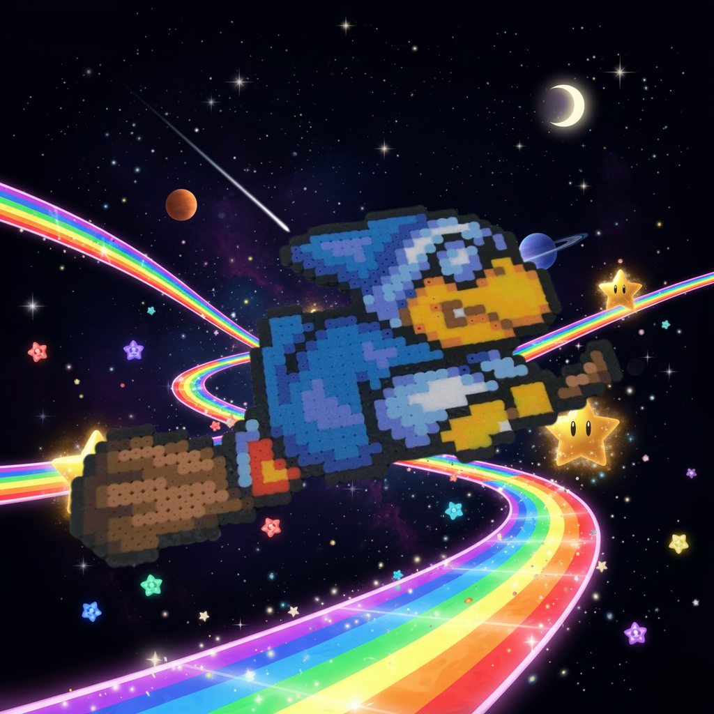 Kamek Magikoopa pärlplatta mönster